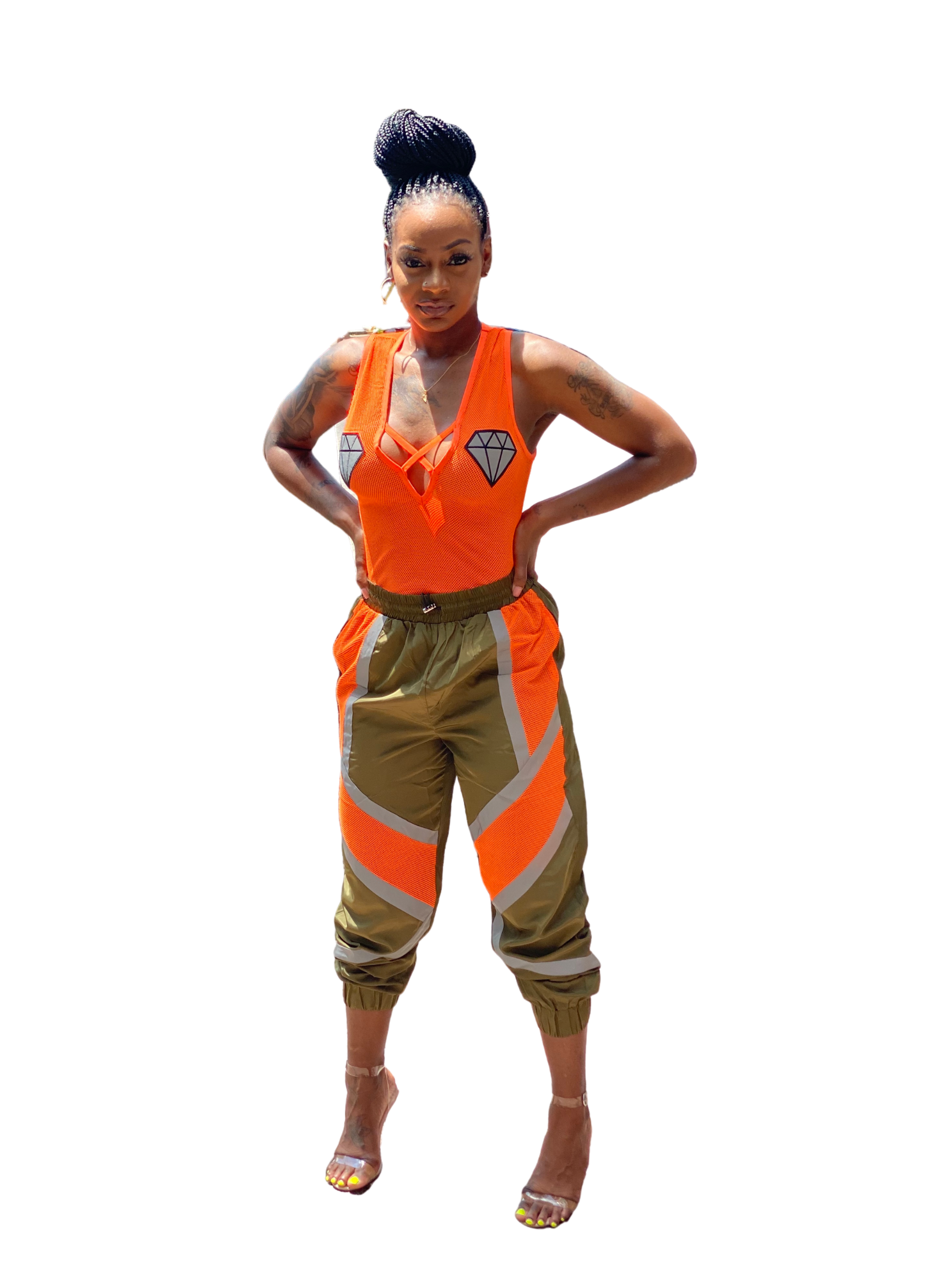 Orange Diamond Set